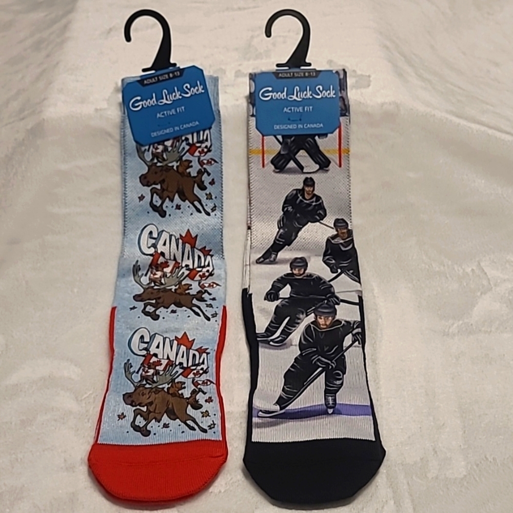 2 Pair Socks, creative designs, super soft